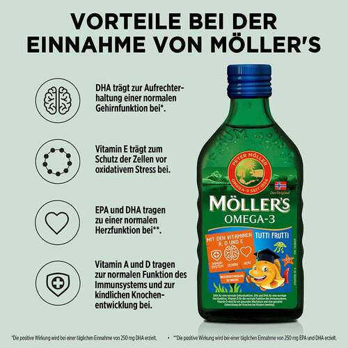 M&ouml;ller`s Omega-3 Kids Fruchtgeschmack &Ouml;l - 5