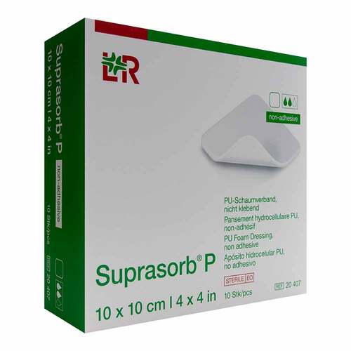 Suprasorb P PU-Schaumv.10x10 cm nicht klebend - 1