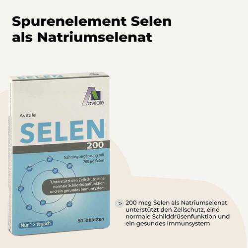 Selen 200 µg Tabletten von Avitale - 2