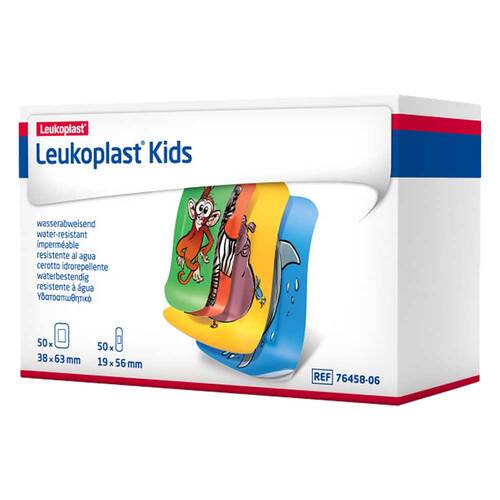 Leukoplast kids Strips 38x63mm / 19x56mm je 50 St - 1
