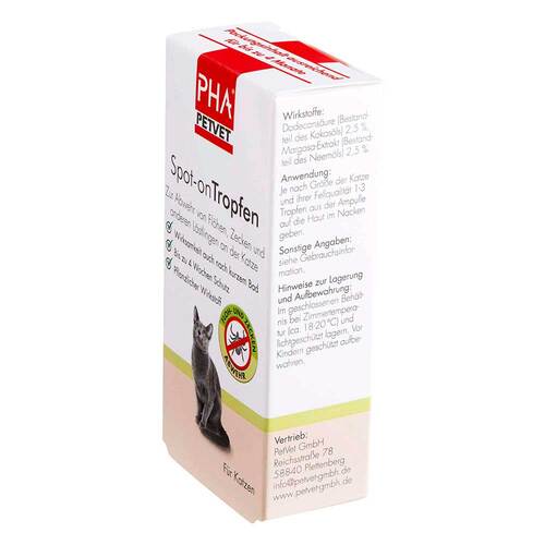 PHA Spot-on Tropfen f&uuml;r Katzen - 3