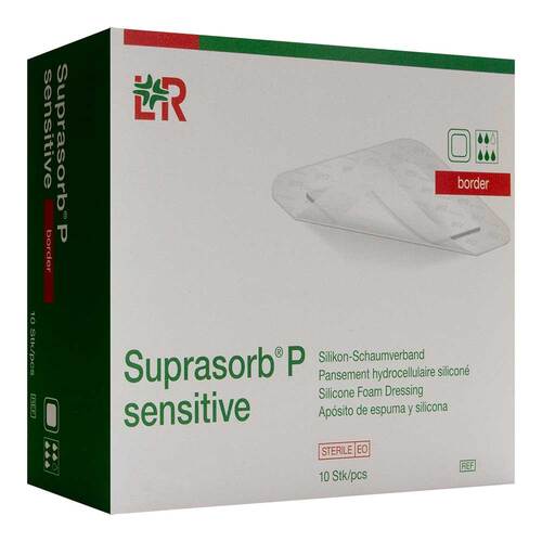 Suprasorb P sensitive PU-Schaumv.border 15x15cm - 1