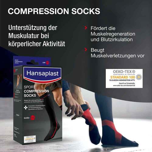 Hansaplast Sport Compression Socks Gr&ouml;&szlig;e L/XL - 4