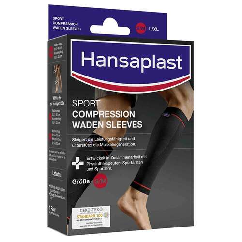 Hansaplast Sport Compression Waden-Sleeves Gr&ouml;&szlig;e S/M - 1