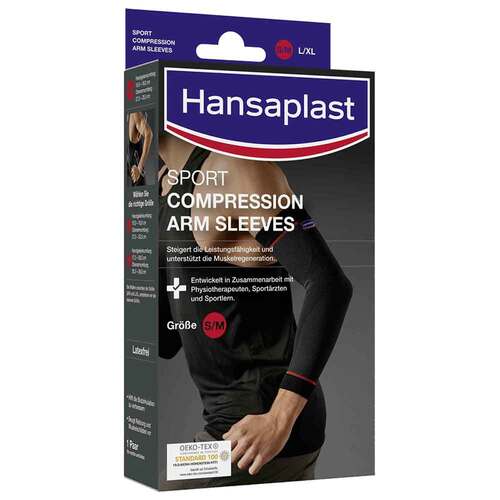 Hansaplast Sport Compression Arm-Sleeves Gr&ouml;&szlig;e S/M - 1