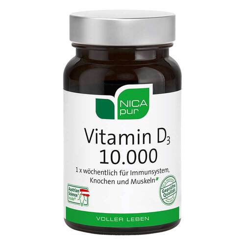 Nicapur Vitamin D3 10.000 Kapseln - 1