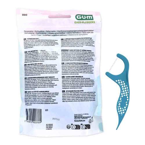 GUM Easy-Flossers Zahnseide inkl.Halter - 2