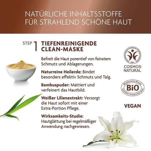 Luvos Heilerde Hydro Booster &amp; Clean Maske 2 + 7,5ml - 3