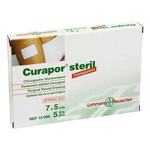 Curapor Wundverband steril transparent 5x7 cm - 1