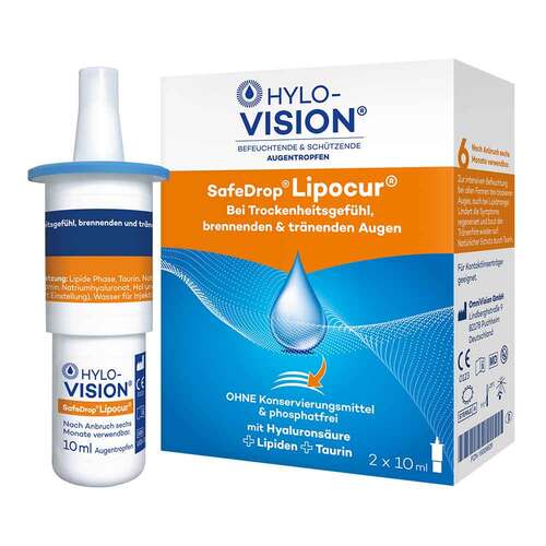 HYLO-VISION® SafeDrop® Lipocur® Augentropfen - 1