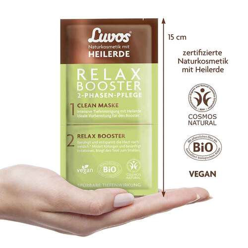 Luvos Heilerde Relax Booster &amp; Clean Maske 2 + 7,5ml - 2