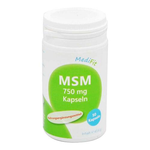 MSM 750 mg Methylsulfonylmethan Medifit Kapseln - 1