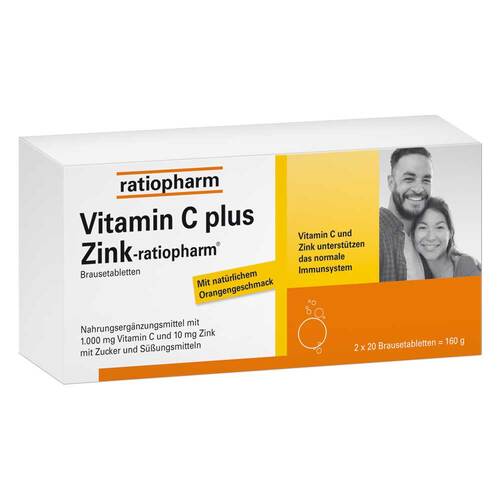 Vitamin C Plus Zink-ratiopharm Brausetabletten - 1