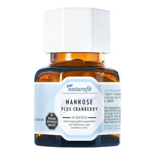Naturafit Mannose plus Cranberry Kapseln - 1