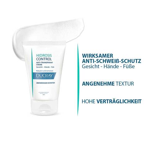 Ducray Hidrosis Control Gesicht / Hand- und Fu&szlig;creme - 3