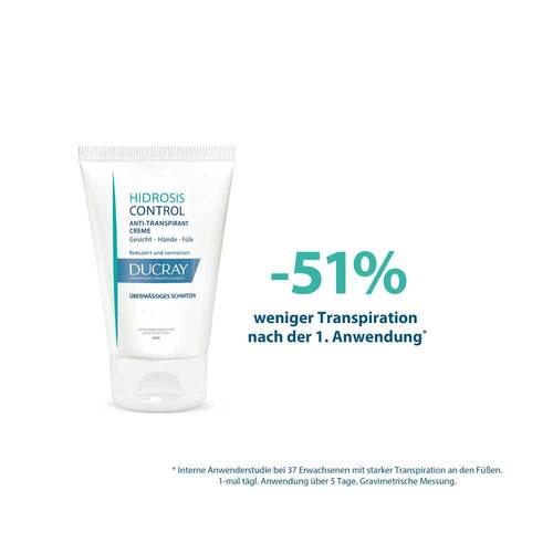 Ducray Hidrosis Control Gesicht / Hand- und Fu&szlig;creme - 4