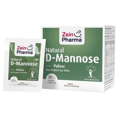 Natural D-Mannose 2000 mg Pulver Beutel - 1