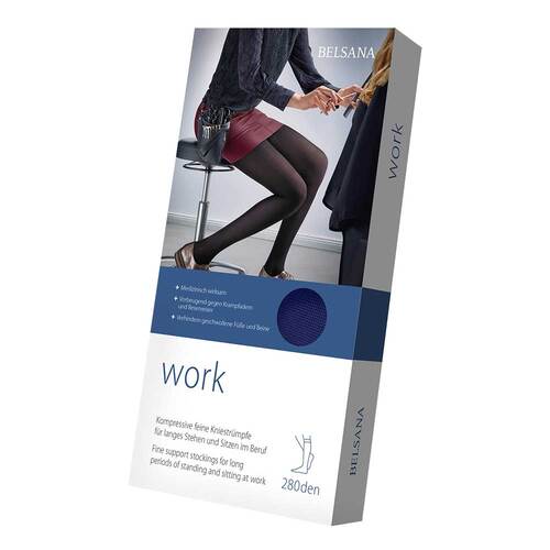 Belsana work AD M nachtblau mit Spitze  - 1