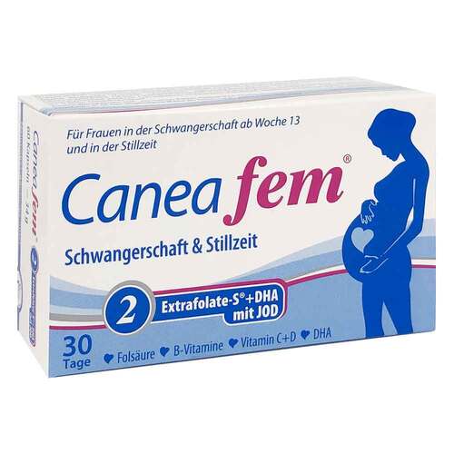 Caneafem 2 Extrafolate-S + DHA + Jod Kapseln - 1