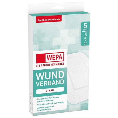 Wepa Wundverband 8x15 cm steril - 1