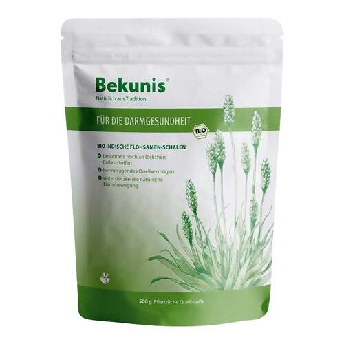 Bekunis Bio indische Flohsamenschalen - 1
