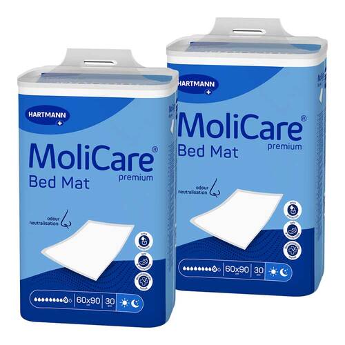 Molicare Premium Bed Mat 9 Tropfen 60x90 cm - 1