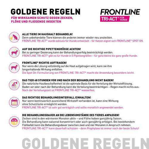 FRONTLINE TRI-ACT gegen Zecke, Floh und fliegende Insekten bei Hunden (2-5kg) - 6
