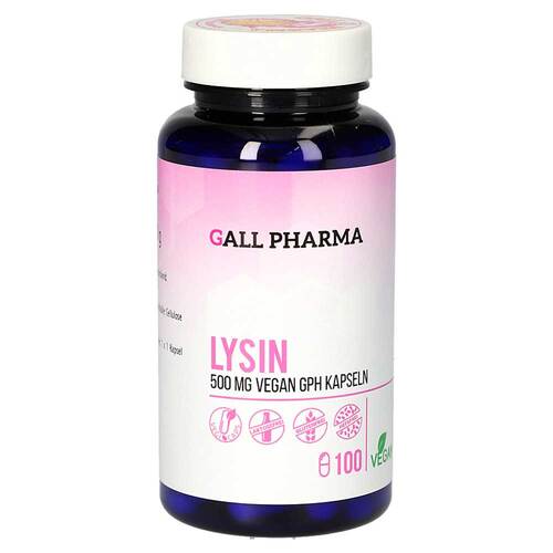 L-Lysin 500 mg vegan GPH Kapseln - 1