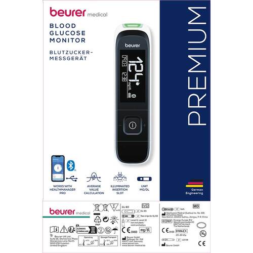 Beurer GL60 Blutzuckermessger&auml;t mg / dl - 2