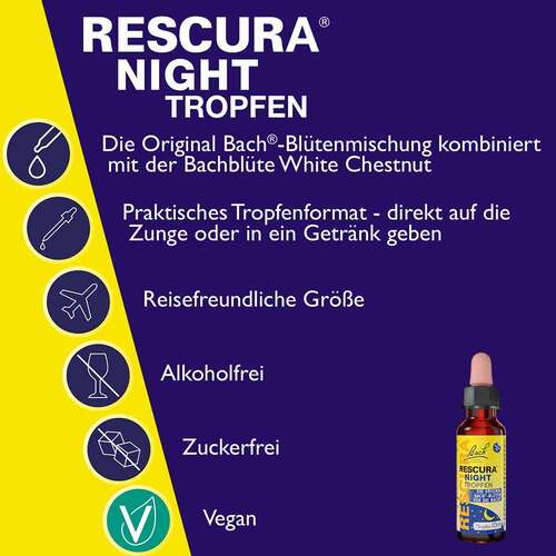 Bachbl&uuml;ten Original Rescura Night Tropfen alkoholfrei - 2