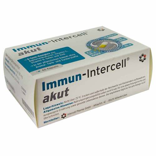 Immun Intercell akut Hartkapseln mit magensaftresistent &uuml;berzogene Pell. - 2