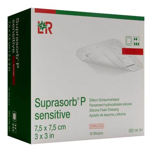 Suprasorb P sensitive PU-Schaumv.bor.lite 7,5X7.5 - 1