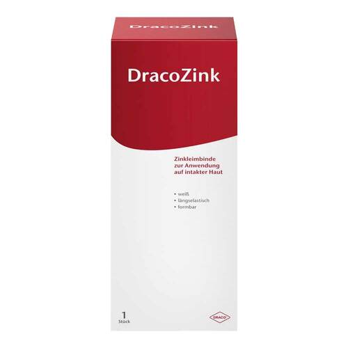 Zinkleimbinde Dracozink 8 cmx5 m - 1