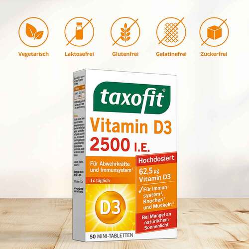 Taxofit Vitamin D3 2500 I.E. Tabletten - 4