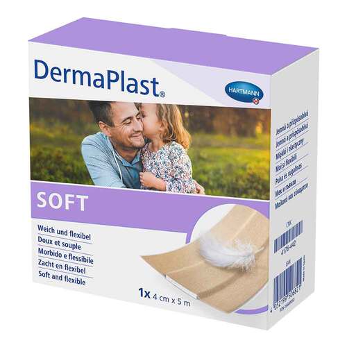 Dermaplast Soft Pflaster 4 cmx5 m - 1