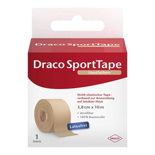 Draco Tapeverband 3,8 cmx10 m hautfarben - 1