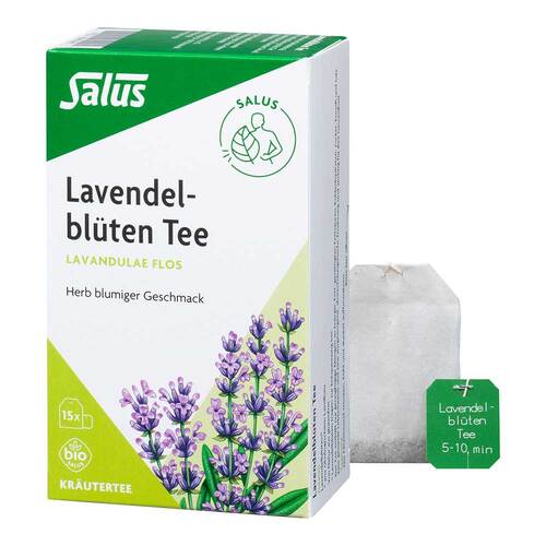Lavendelbl&uuml;ten Tee Lavandulae flos Bio Salus Fbeutel  - 1