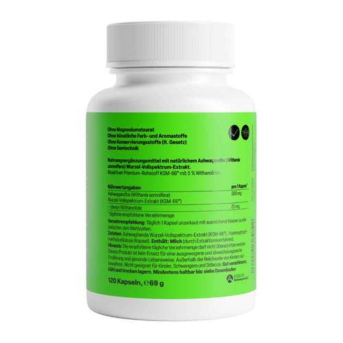 Ashwagandha Extrakt 500 mg Kapseln - 2