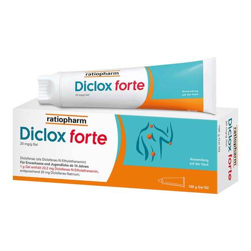 Diclox forte - Schmerzgel 2 %, mit Diclofenac - 1