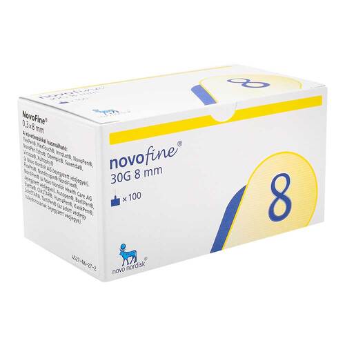 Novofine 8 Kan&uuml;len 0,30x8 mm 30 G thinwall - 1