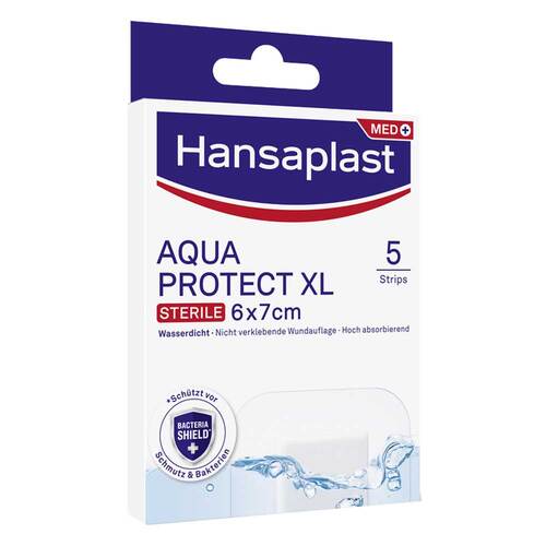 Hansaplast AQUA PROTECT XL Wundverband steril 6x7 cm - 1