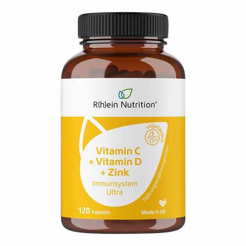 Vitamin C + Vitamin D + Zink Immunsystem Ultra Kapseln - 1