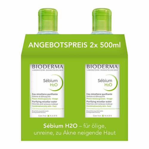 Bioderma Sebium H2O Reinigungsl&ouml;sung f&uuml;r fettige, unreine Haut - 1