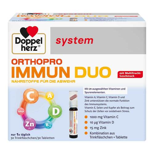Doppelherz Orthopro Immun Duo system Trinkampullen - 1