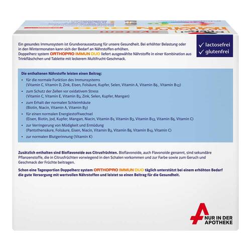 Doppelherz Orthopro Immun Duo system Trinkampullen - 2