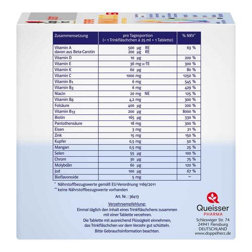 Doppelherz Orthopro Immun Duo system Trinkampullen - 3