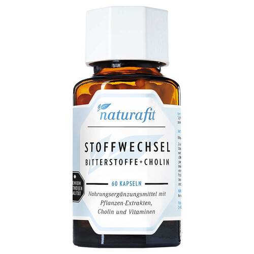 Naturafit Stoffwechsel Bitterstoffe + Cholin Kapseln - 1