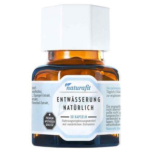 Naturafit Entw&auml;sserung nat&uuml;rlich aus nat.Extr.Kapseln  - 1