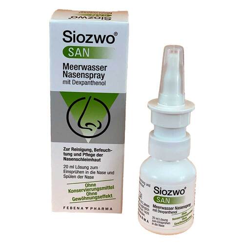 Siozwo San Meerwasser Nasenspray mit Dexpanthenol - 1