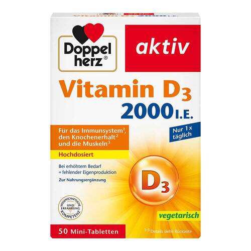 Doppelherz Vitamin D3 2000 I.E. Tabletten - 1